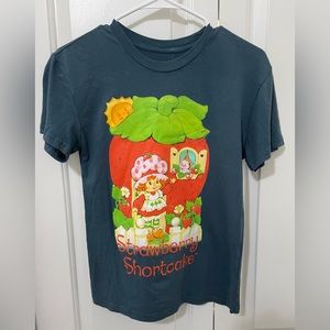 Strawberry Shortcake Womens T Shirt Size S Small Juniors Retro 80s Kidcore
